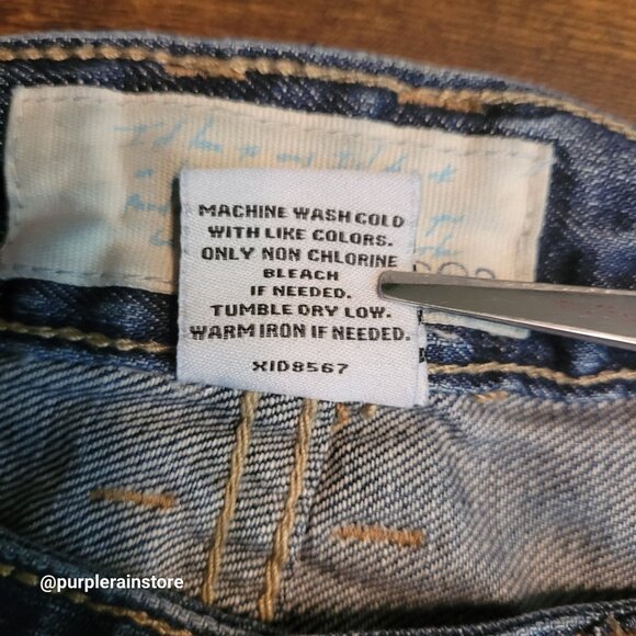 Vtg Maurices Capri Jeans Sz 4 Medium Light Wash Cotton Denim Country - Picture 5 of 12